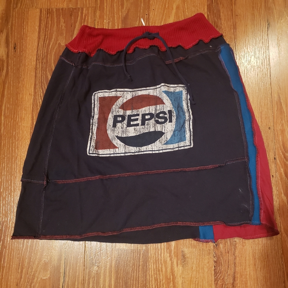 Small Pepsi Tee Shirt Skirt